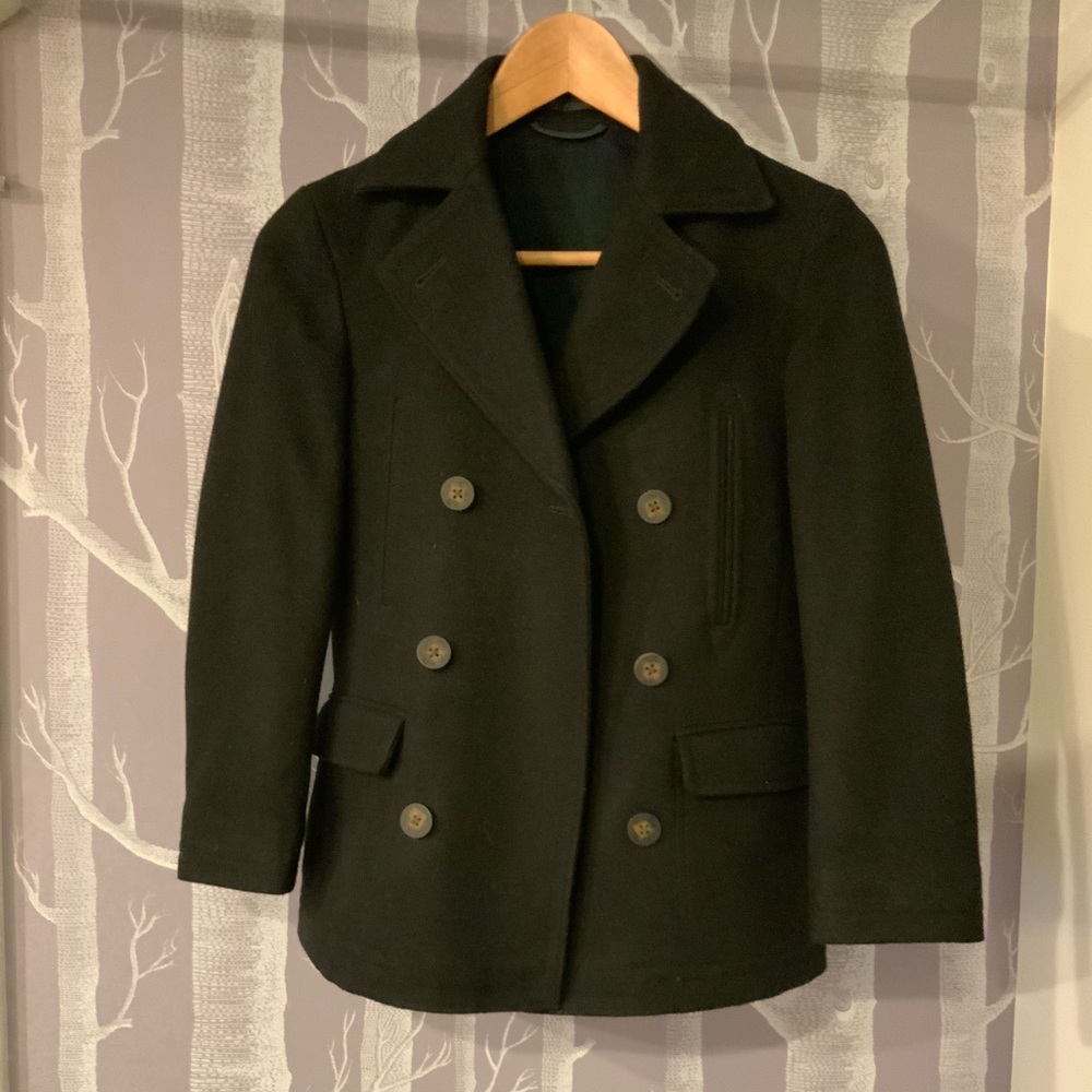Ralph Lauren Boys 8R Black Peacoat
